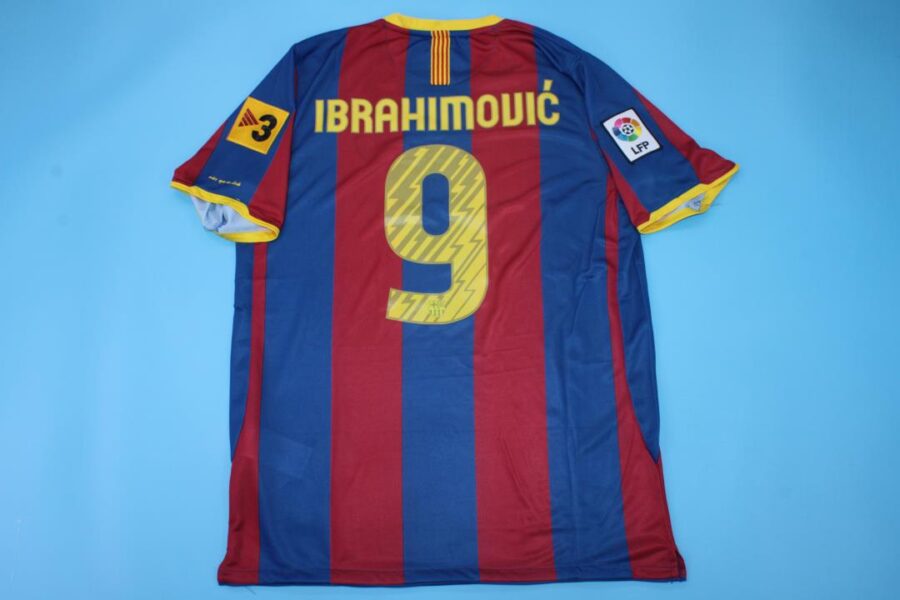 Shirt Fc Barcelona 2010-11 Home Ibrahimovic League Men's Retro