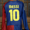 Shirt Barcelona 2008-09 Home Long Sleeve UCL Final Roma - Image 5