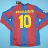 Shirt Fc Barcelona 07-08 Home Long Sleeve Retro - Image 3