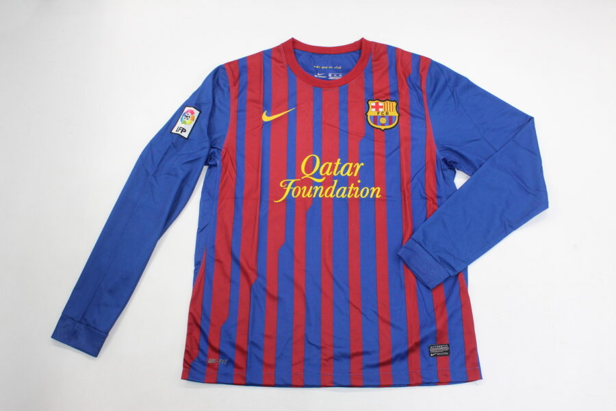 Shirt Barcelona 2011-12 Home Long Sleeve Men's Retro