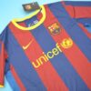 Shirt Fc Barcelona 2010-11 Home Liga Version Men's Retro - Image 3