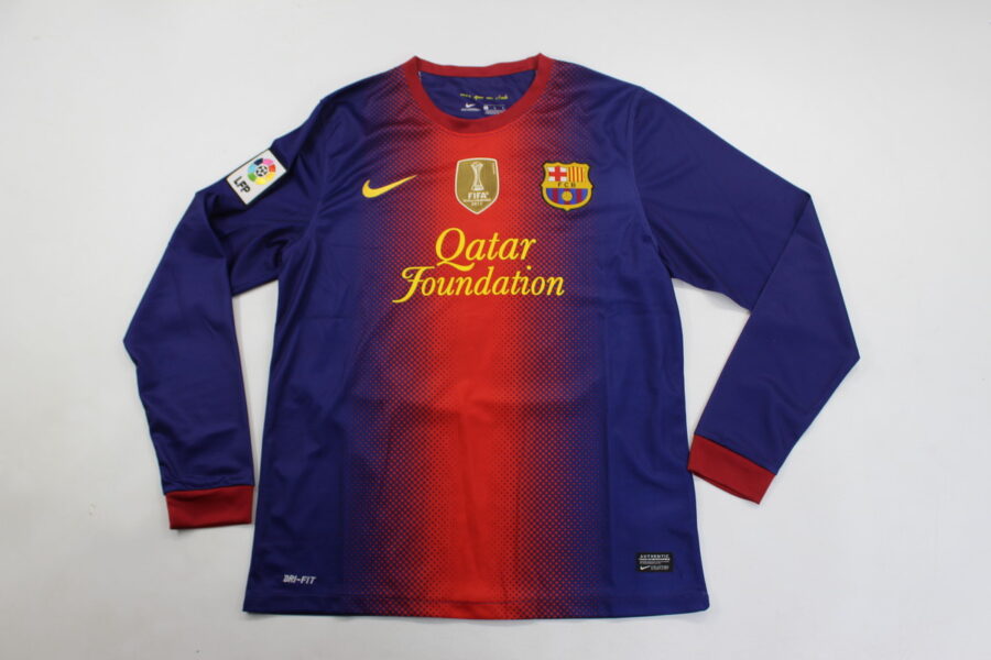 Shirt Fc Barcelona 2012-13 Home Long Sleeve Men's Retro