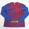 Shirt Barcelona 2011-12 Home Long Sleeve Men's Retro - Image 2