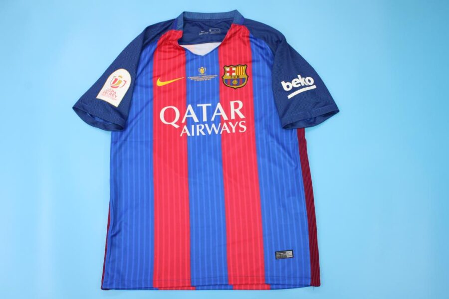 Shirt Fc Barcelona 16-17 Home Copa De Rey Final