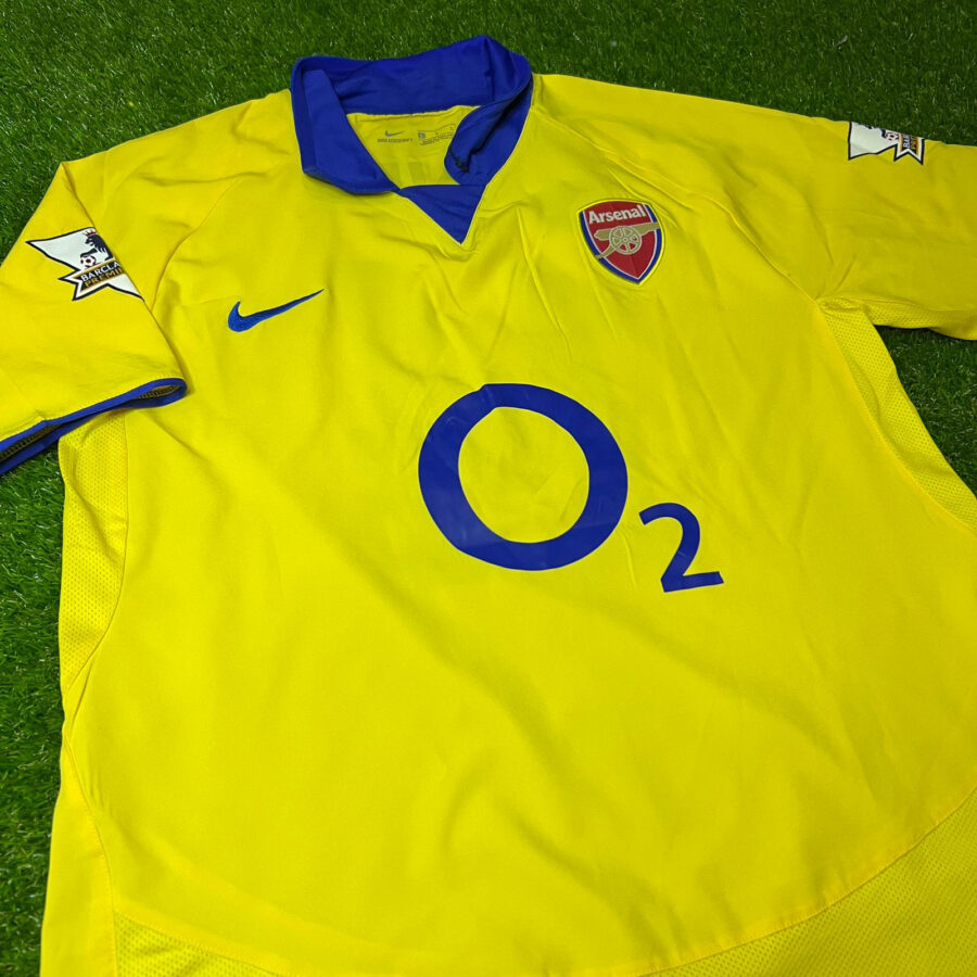 Shirt Arsenal 03-05 Away Yellow Men's Football Retro