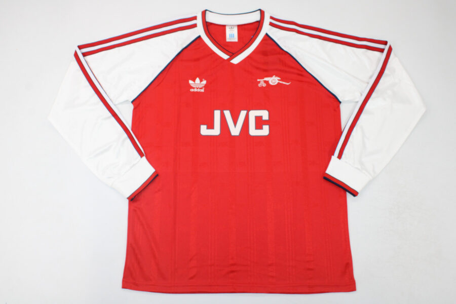 Shirt Arsenal 89-90 Home Long Sleeve Men's Football Retro