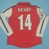 Shirt Arsenal 2000-02 Home Long Sleeve Champions League - Image 3