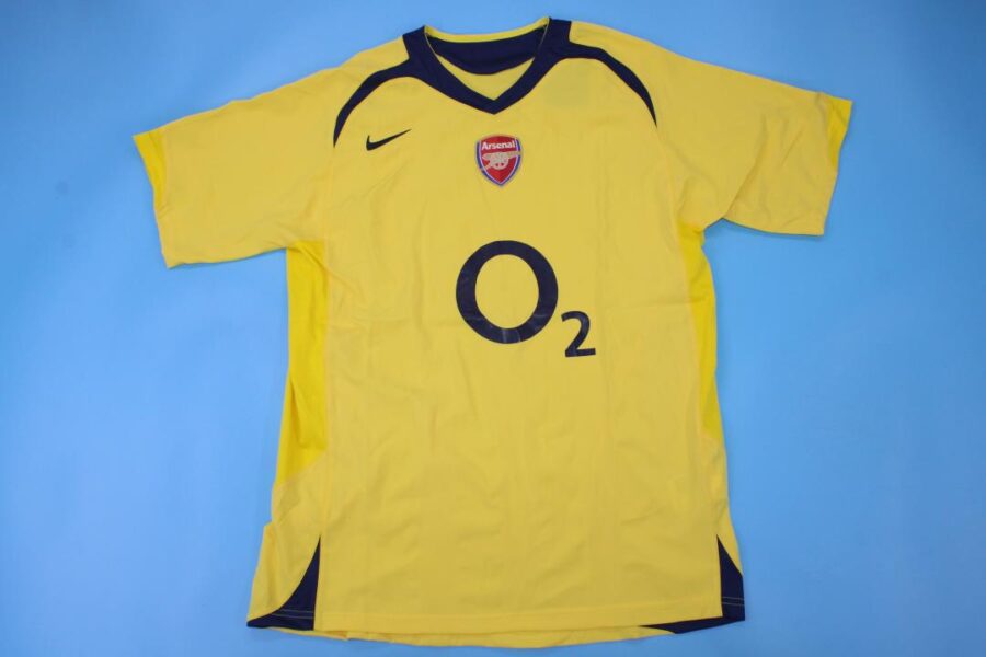 Shirt Arsenal 05-06 Away Yellow Men's Football Retro