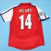 Shirt Arsenal 2000-02 Home Champions League Men's Retro - Image 2