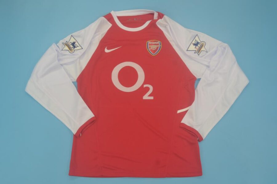 Shirt Arsenal 03-04 Home Long Sleeve Premier League