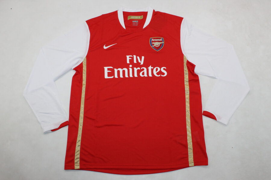 Shirt Arsenal 06-08 Home Long Sleeve Men's Retro