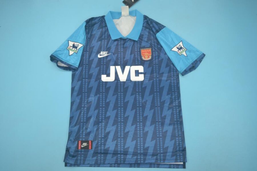 Shirt Arsenal 94 Away Blue Men's Football Retro