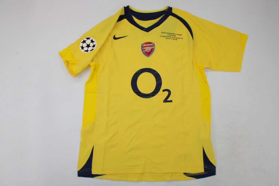 Shirt Arsenal 05-06 Away Champions League Final 2006