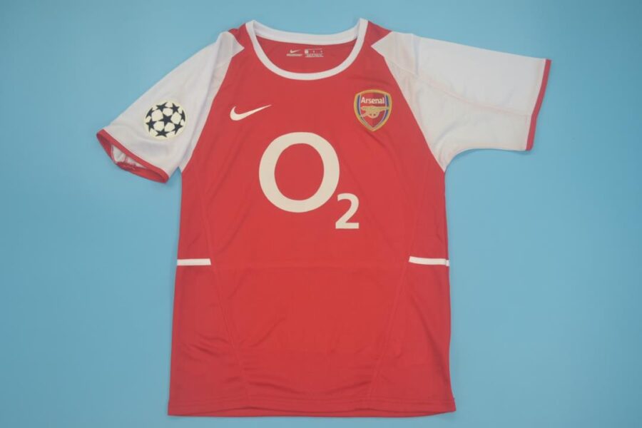 Shirt Arsenal 02-04 Home Champions League Men's Retro