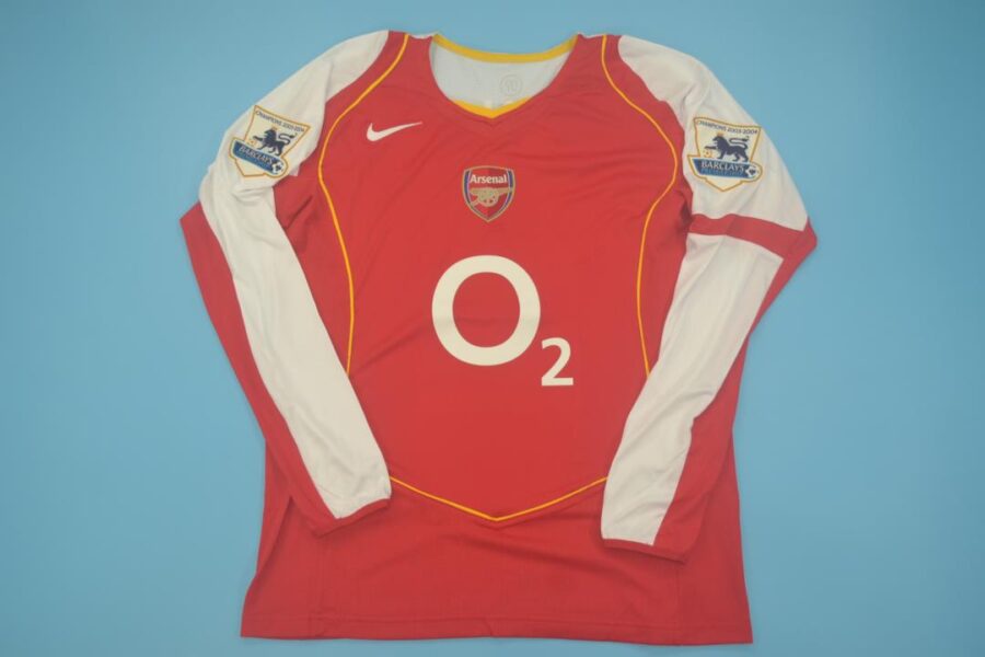 Shirt Arsenal 04-05 Home Premier League Long Sleeve Men's