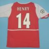 Shirt Arsenal 02-04 Home Champions League Men's Retro - Image 3